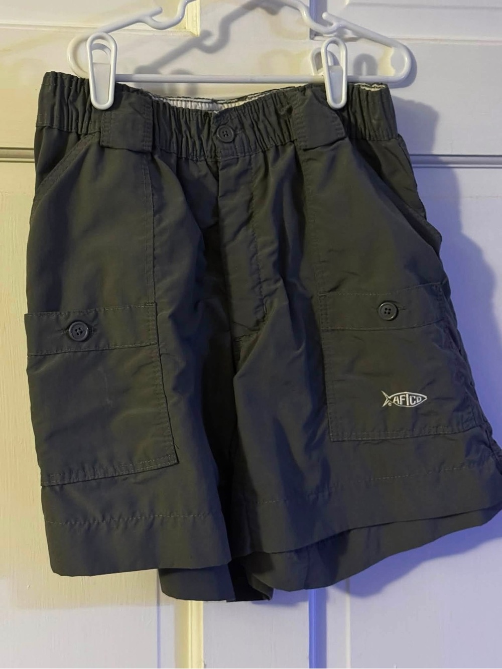 AFTCO Men's grey Cargo Shorts